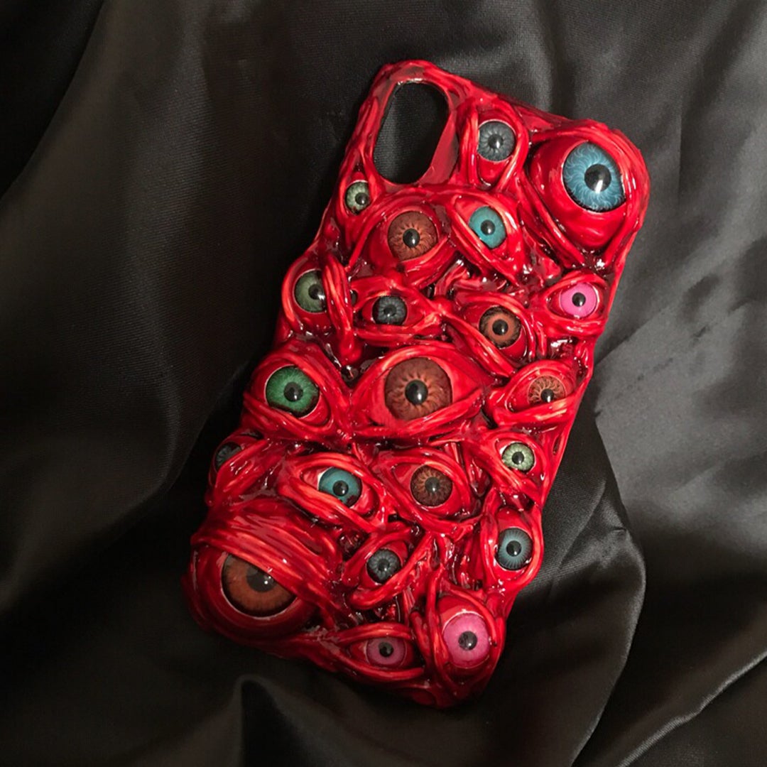 Emo Bloodshot Phone Android Case Textured