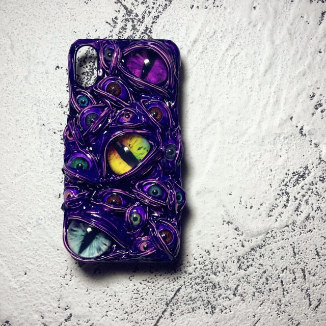 Purple Witchy Samsung Phone Case Straight On