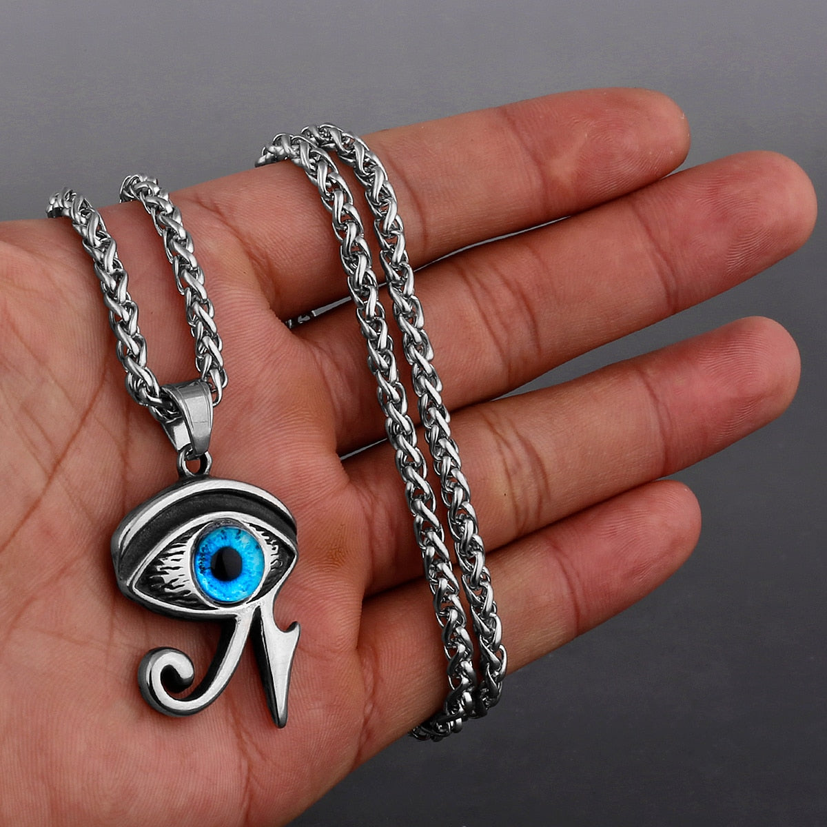 Amazon.com: Jewelry tycoon Eye Of Horus Necklace Egyptian Goddess Third Eye  Protection Amulet Ancient Eye of Ra Necklace All Seeing Eye Evil Eye Jewelry  : Clothing, Shoes & Jewelry