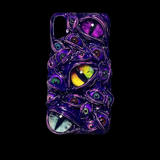 Witchy Purple Eyes Gothic Phone Case